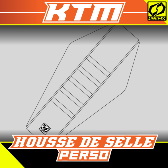 Housse de selle KTM personnalisable 2