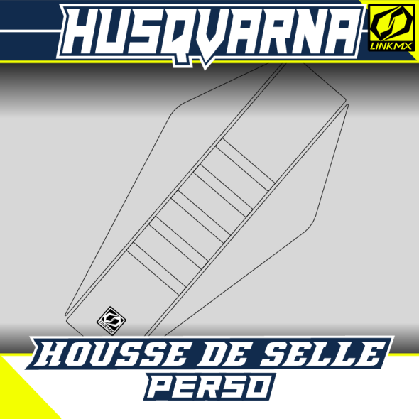 Housse de selle Husqvarna personnalisable 2
