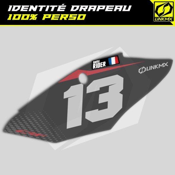 Stickers identité drapeau perso 2